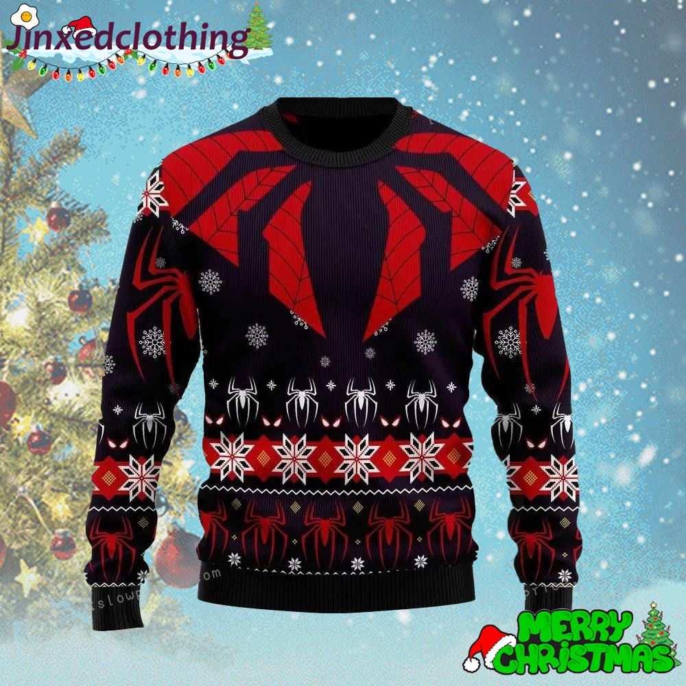 Pider Awesome Funny Ugly Christmas Sweater Xmas Party 